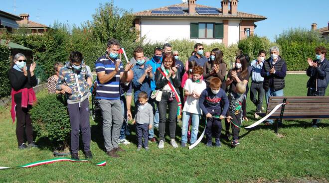 Inaugurazione giardino Gragnanino