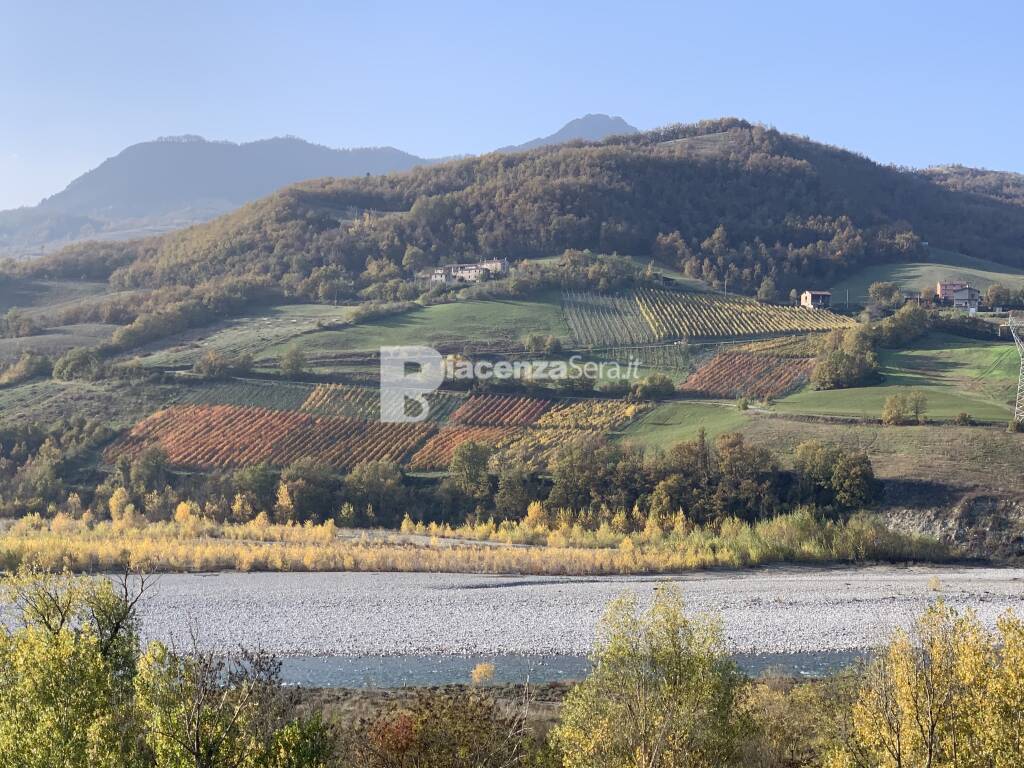 I colori dell’Autunno sul Trebbia verso Bobbio