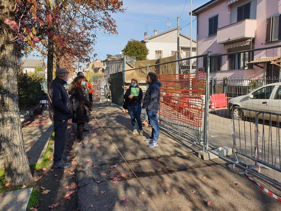 Lavori in via Nespi