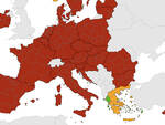 Mappa contagio Europa
