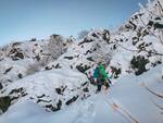 Prima scalata invernale sulla parete nord della Pietra Parcellara 