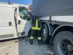 incidente Caorso casello furgone
