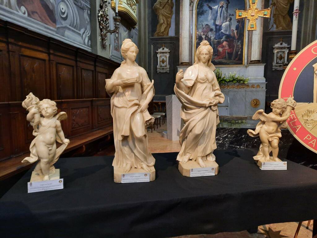 Nella chiesa di San Lazzaro le 4 statue trafugate