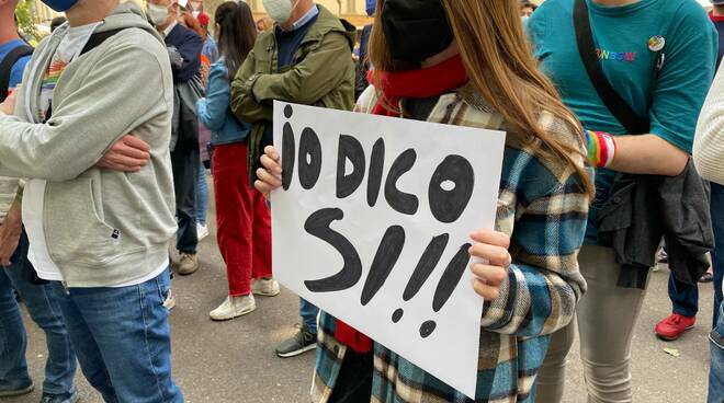 Manifestazione Ddl Zan