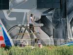 Murales a La Verza per rendere omaggio al Giro d'Italia e al cavalier Franco Zeppi