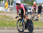 Nella foto di Fabiano Ghilardi, Carlotta Cipressi (VO2 Team Pink) a cronometro