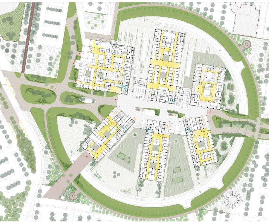 pianta nuovo ospedale