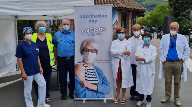 Open day vaccinale Bobbio (foto Ausl)