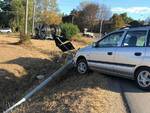 auto fuori strada a Caratta