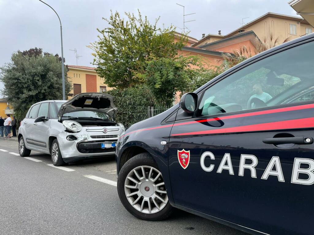 incidente Podenzano carabinieri
