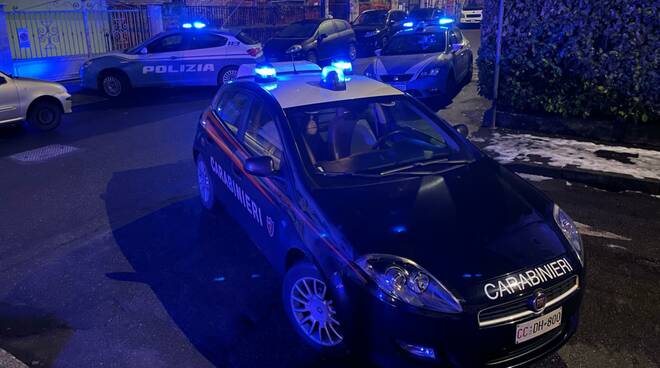 polizia carabinieri notte