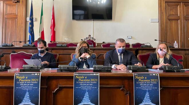 Presentazione iniziative natalizie a Piacenza