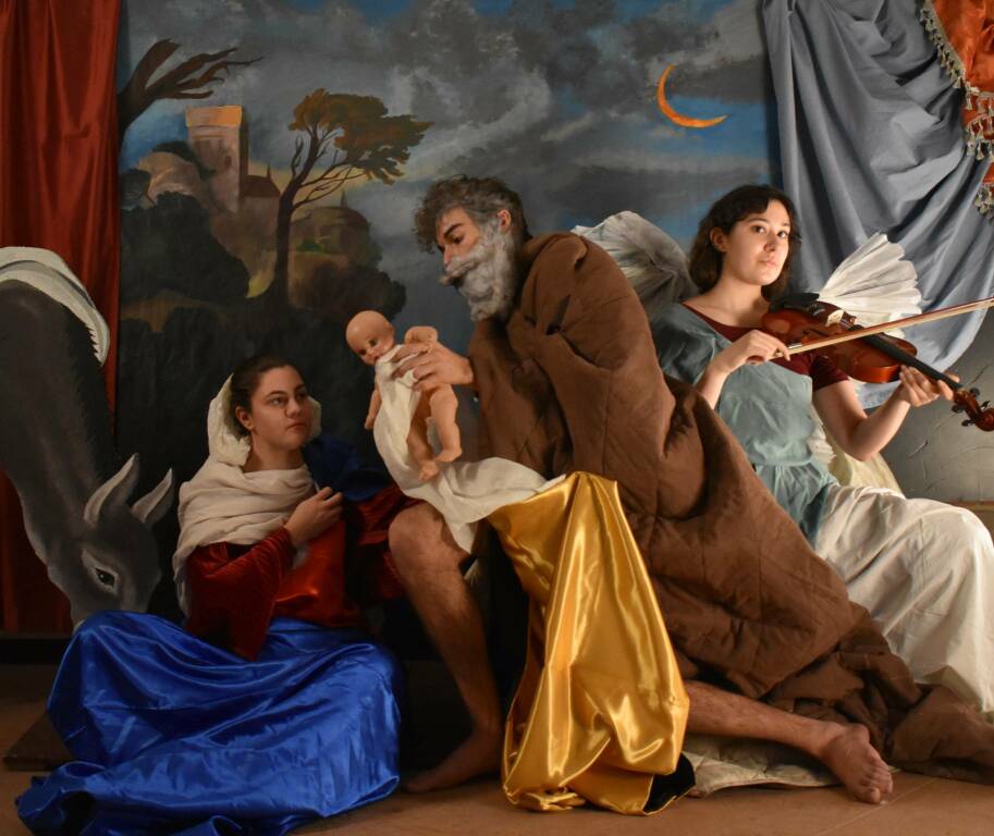 Il "Tableau Vivant" degli studenti del Cassinari