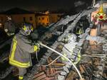 incendio tetto vigili del fuoco Sarmato