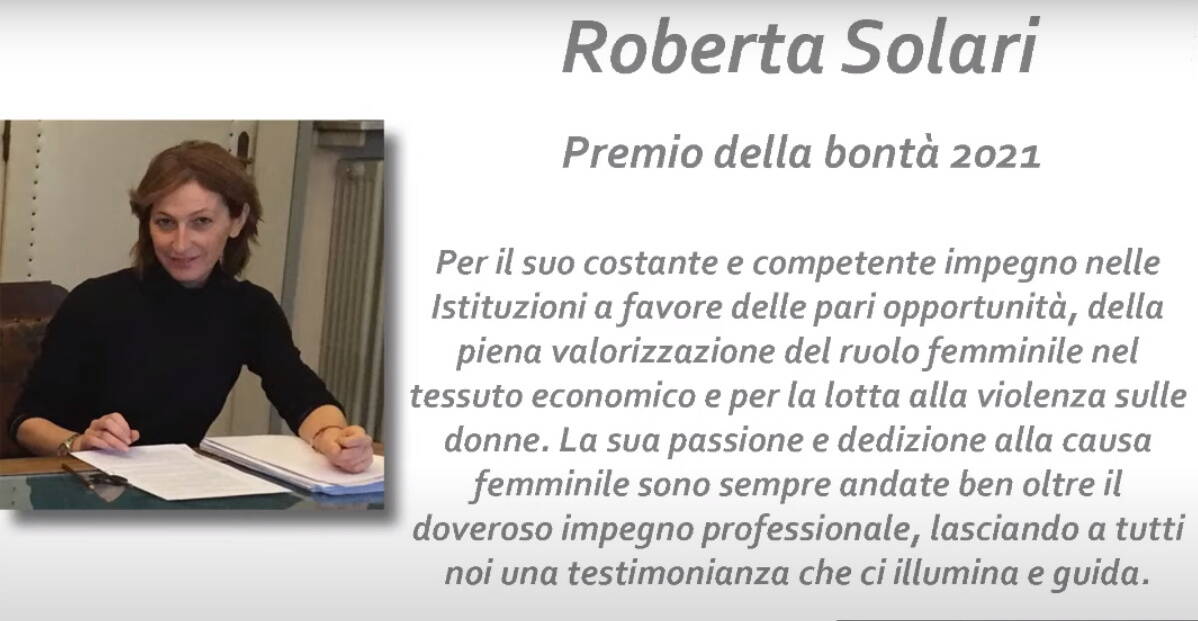 Solari premio bontà