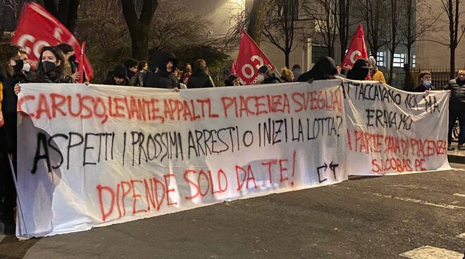 Manifestazione SiCobas sul Pubblico Passeggio 