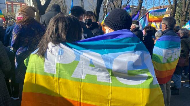 No alla guerra in Ucraina, la manifestazione