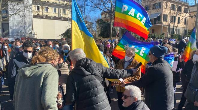 No alla guerra in Ucraina, la manifestazione