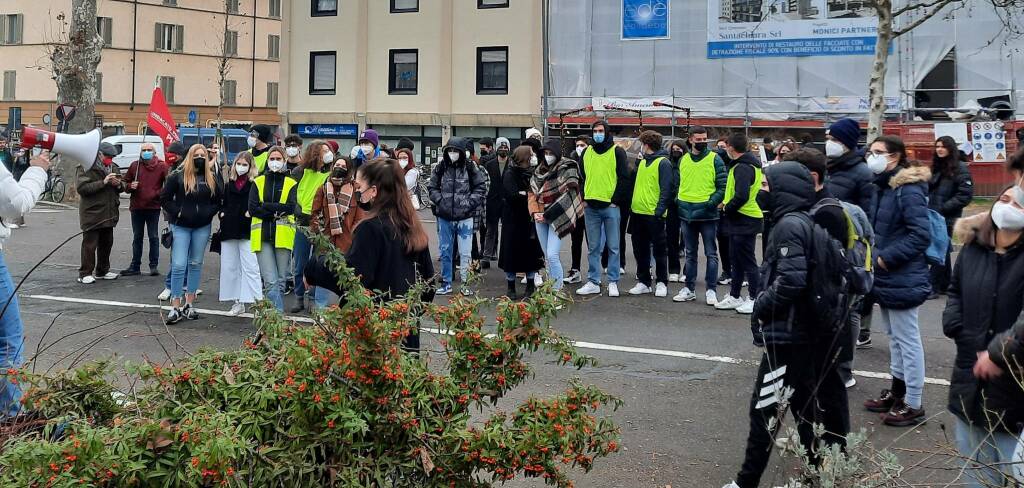 Protesta studenti esami di maturità