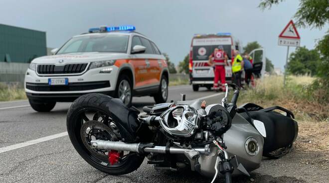 incidente moto San Nicolò