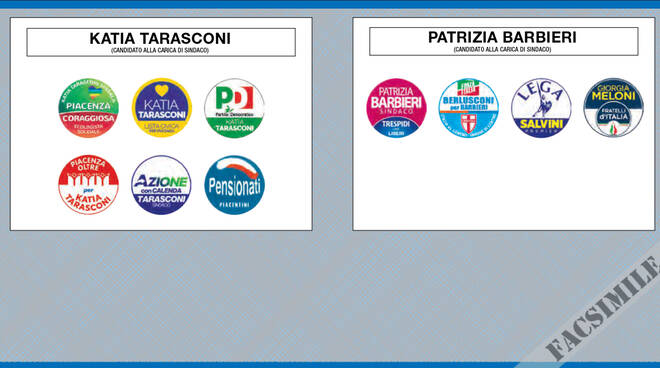 scheda ballottaggio Piacenza 2022