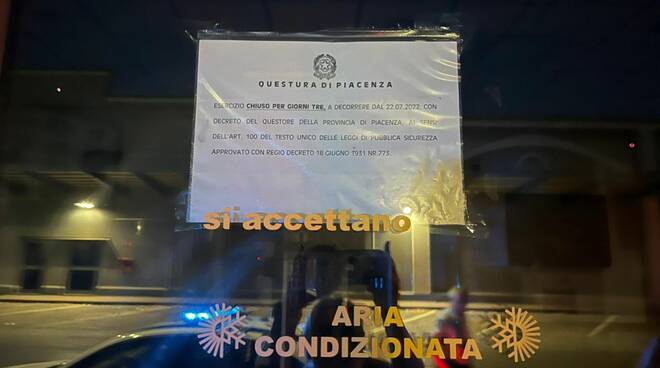 chiusura esercizio commerciale