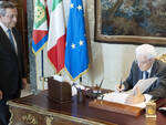 Il presidente Mattarella con Mario Draghi (foto Quirinale)