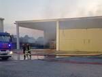 Incendio in ditta a Podenzano