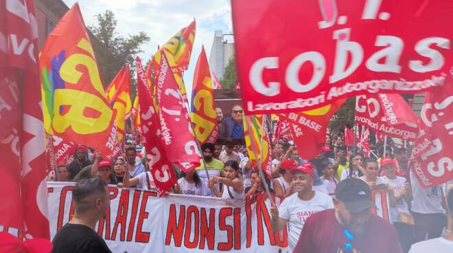 Manifestazione Si Cobas-Usb