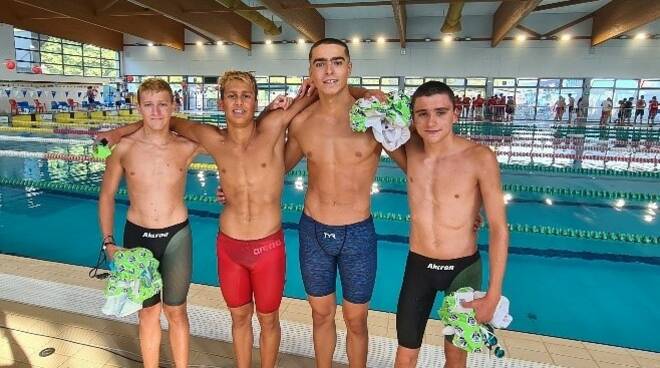 nuoto Bixio campionati a Lodi