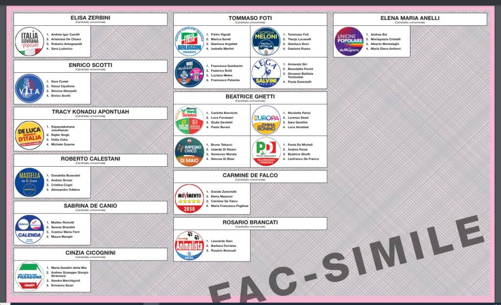 Fac simile Camera