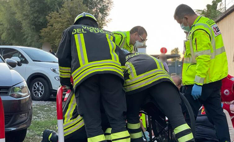 Incidente bicicletta via 24 maggio