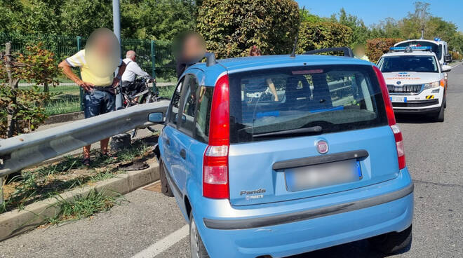 Incidente strada Agazzana Besurica