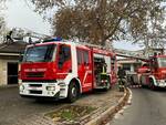 incendio piazzale Milano vigili del fuoco