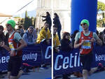 Elia Rebecchi alla maratona di Pisa