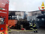 Incendio Chiavenna Lugagnano