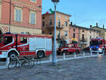 Vigili del fuoco al Municipio di Agazzano