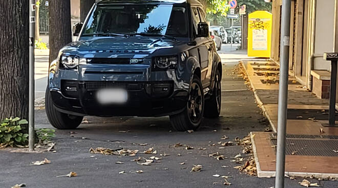 Parcheggio selvaggio in città