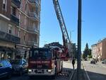 calcinacci vigili del fuoco via Genova