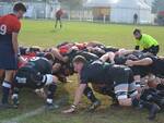 La mischia della Squadra Cadetta (foto Rugby Lyons)