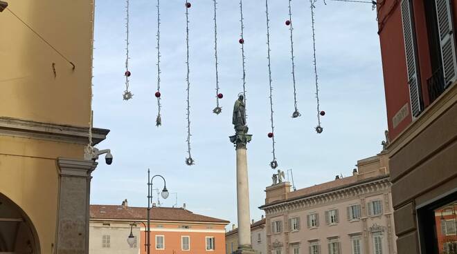 luminarie natale allestimento