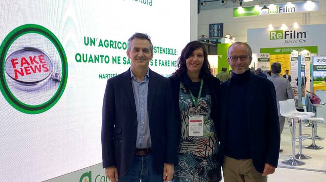 Paolo Sckokai, Silvia Piconcelli e Dario Giardi Confagricoltura