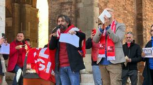 Sciopero in piazza Cgil e Uil