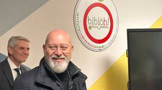 Stefano Bonaccini in visita all'istituto comprensivo "Parini" di Podenzano