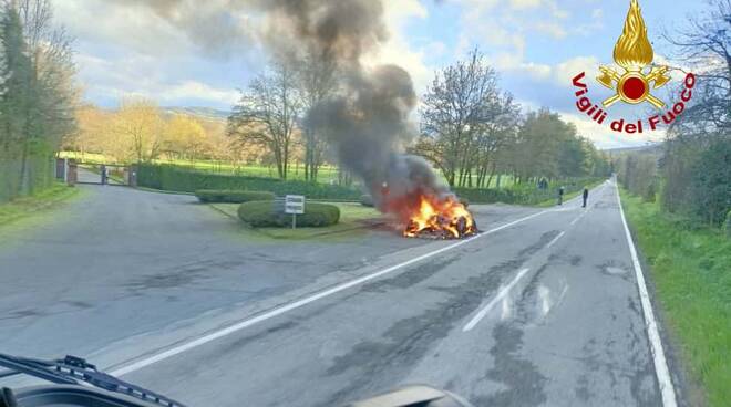 Incendio Ferrari Croara