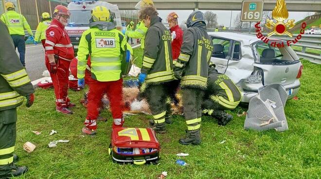 incidente A21 Caorso