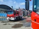 incendio silos vigili del fuoco Roncaglia